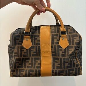 Vintage Fendi Zucca Boston bag